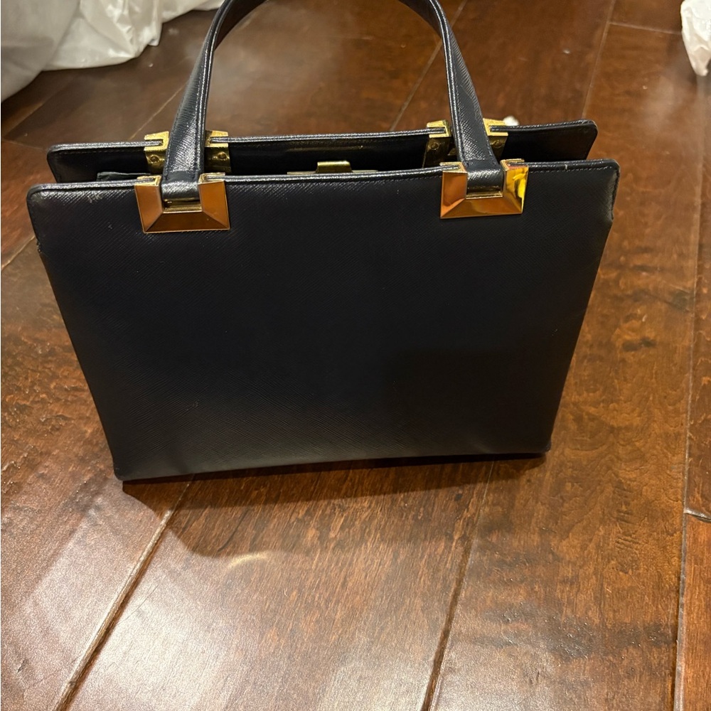 Koret Black Calfskin Bag